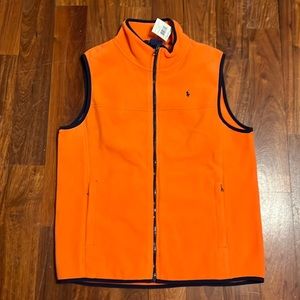 NWT Polo by Ralph Lauren Fleece Zip Vest